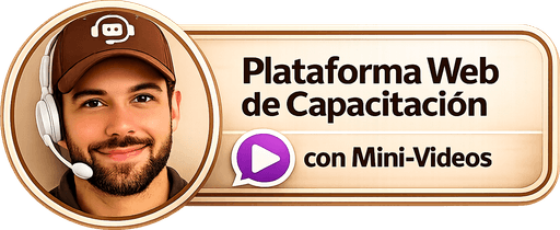 Plataforma web de capacitación con mini-videos