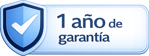 1 año de garantía en todos los equipos